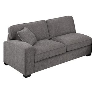 REPOSE  LSF LOVESEAT W/1 PILLOW-DARK GREY