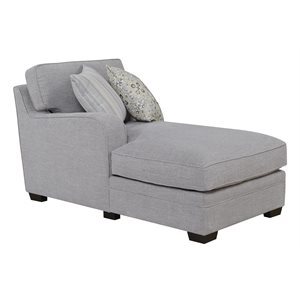 ANALIESE  LSF CHAISE W/2 PILLOWS-LIGHT GREY