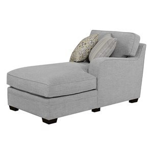 ANALIESE  RSF CHAISE W/2 PILLOWS-LIGHT GREY
