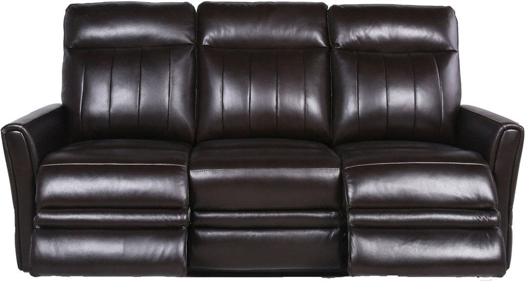 COACHELLA BROWN LEATHER MOTION DUAL POWER SOFA (Closeout)