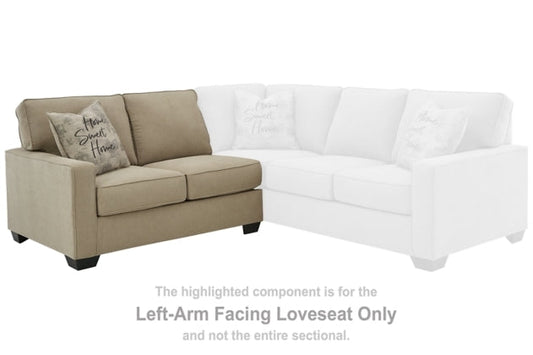 Lucina Quartz Sectional Left Hand Facing Loveseat