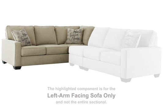Lucina Quartz Sectional Left Hand Facing Sofa