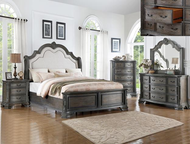 SHEFFIELD ANTIQUE GREY QUEEN HB