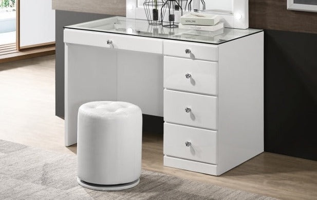 MORGAN WHITE VANITY BASE