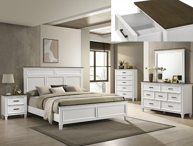 EVERDEEN CHARCOAL/WHITE DRESSER