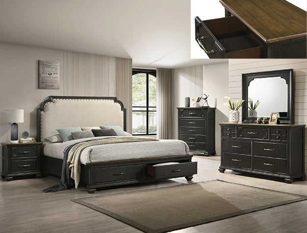 HAMILTON Q STORAGE FOOTBOARD/DRA