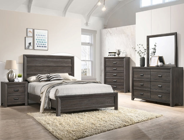 ADELAIDE BROWN FULL HEADBOARD/FOOTBOARD