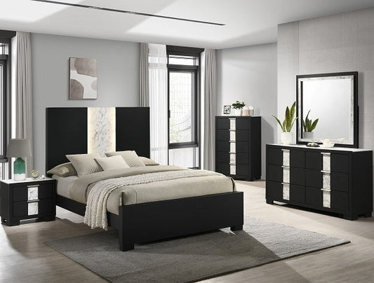 RANGLEY BLACK QUEEN HEADBOARD