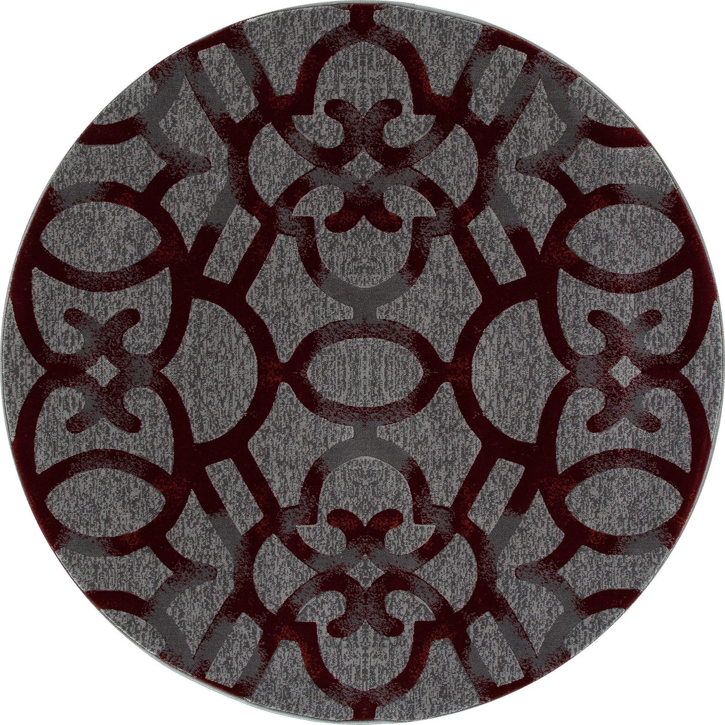 BASTILLE-AR_00_044_GRAY/RED-ROLL RUNNER 2.2 x 99-66x3018