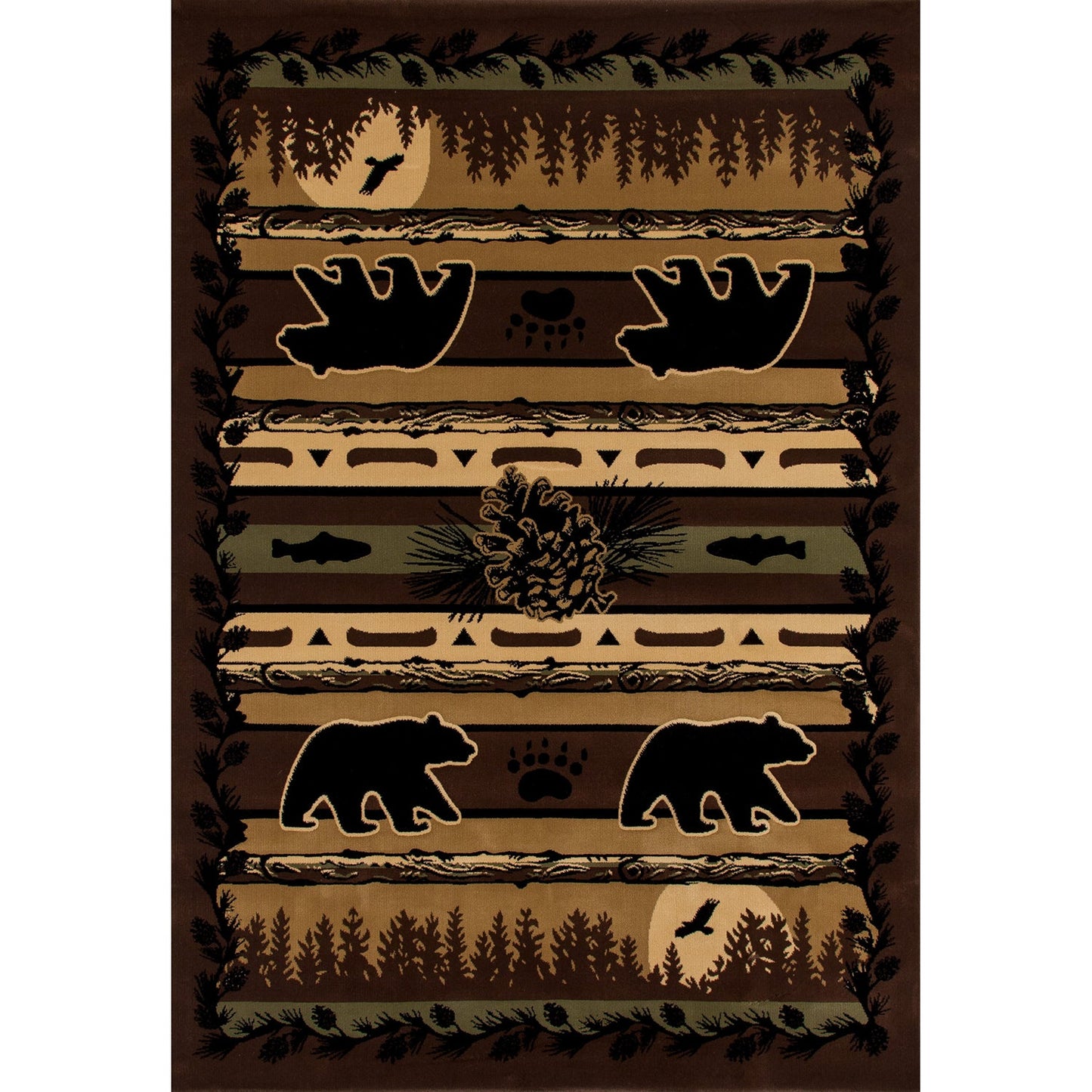 CABIN-AR_00_0262_BRN/BLACK_NATURE BLACK BEAR-RUNNER 2.7x7.7-80x230