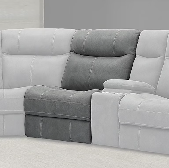 Mason Carbon Sectional Armless Recliner