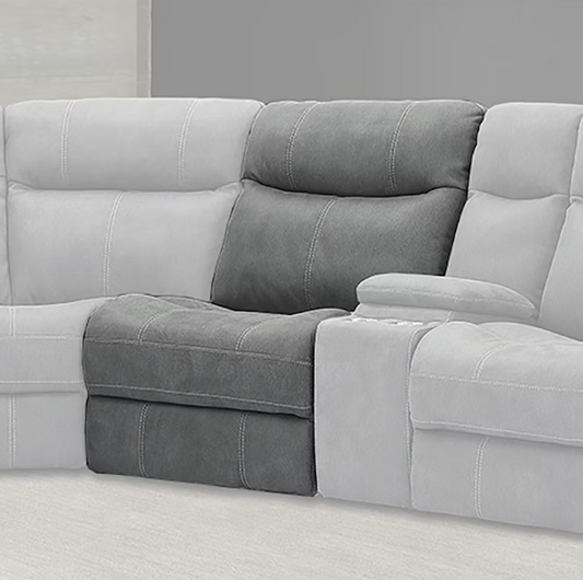 Mason Carbon Sectional Armless Recliner