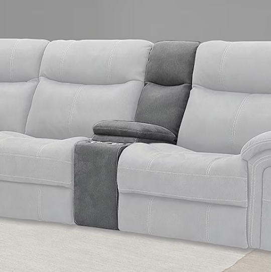 Mason Carbon Sectional Entertainment Console