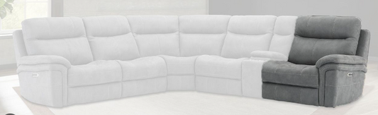 Mason Carbon Sectional Power Sectional Right Arm Facing Recliner