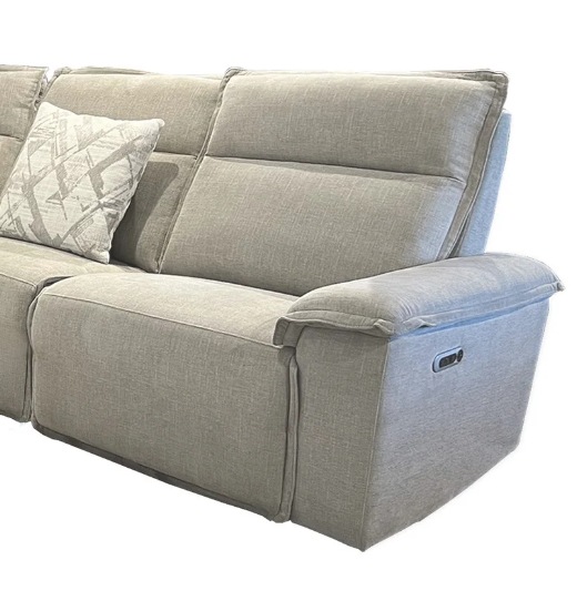 Perimeter Hearth Stone Sectional Power Sectional Right Arm Facing Recliner