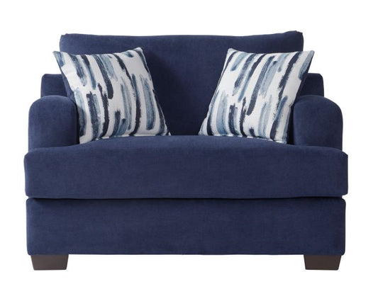 14100 - Cameo Navy Cuddle Chair