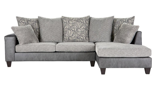15325 - Buxton Graphite (Sectional) Left Facing Sofa