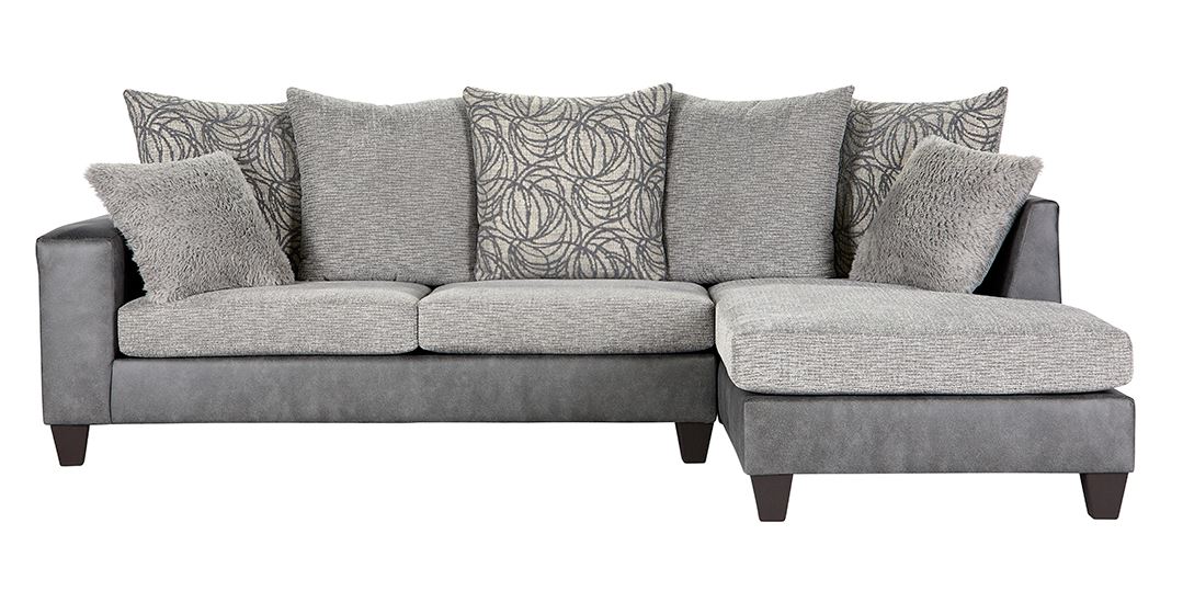 15325 - Buxton Graphite (Sectional) Right Facing Chaise