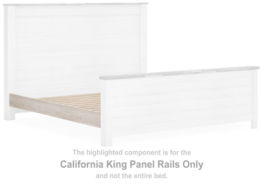 Willowton Cal king panel rails