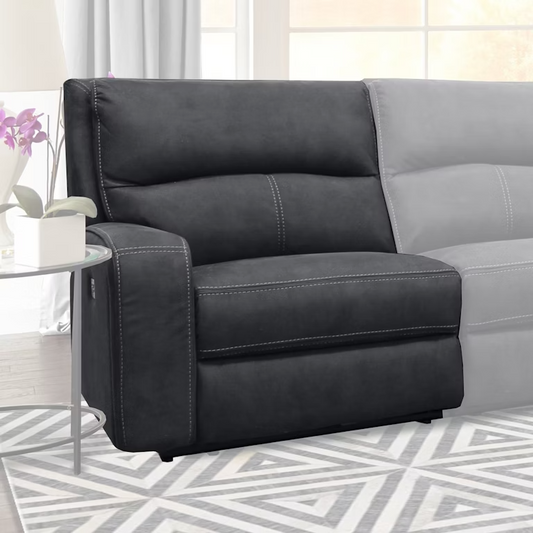 Polaris Slate Sectional Power Sectional Left Arm Facing Recliner