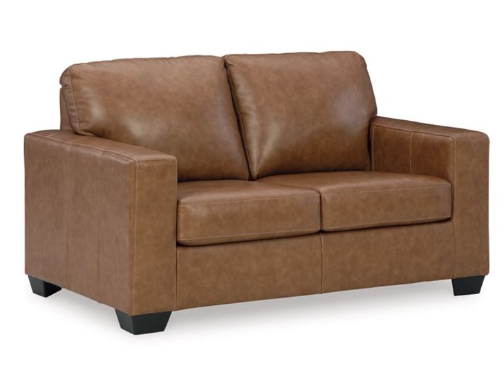 Bolsena Caramel Loveseat