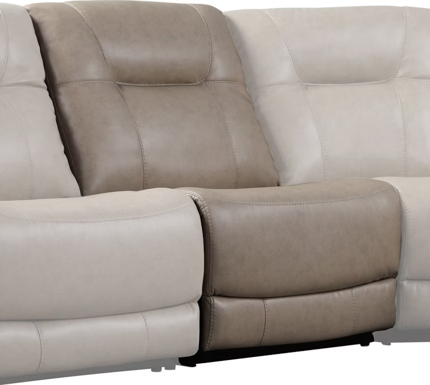 Axel Parchment Sectional Armless Chair