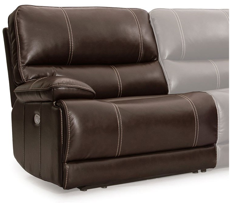 Cabrera Cocoa Sectional Power Sectional Left Arm Facing Recliner