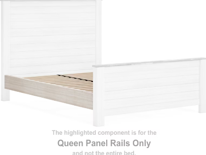 Willowton Queen Panel Rails