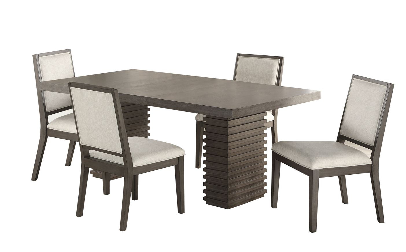 Mila Dining Table & 4 Side Chairs