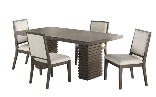 Mila Dining Table & 4 Side Chairs