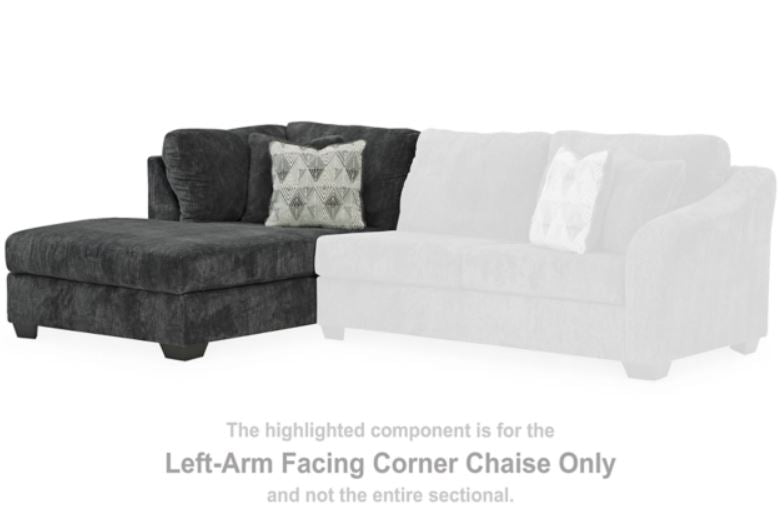 Biddeford Onyx Sectional LAF Corner Chaise