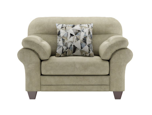 21900 - Capulet Buff Cuddle Chair
