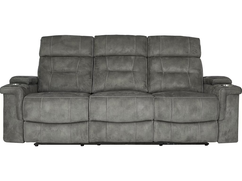 Diesel Manual Cobra Grey Reclining Sofa