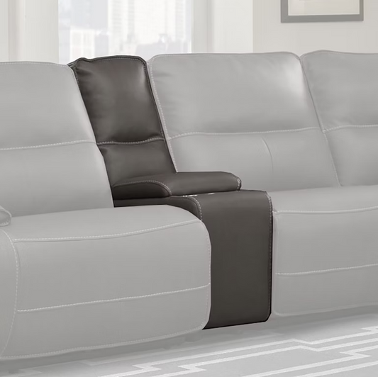 Polaris Haze Sectional Entertainment Console