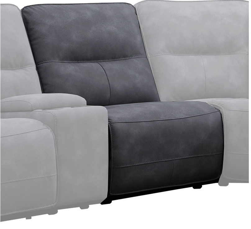 Gladiator Cobalt Sectional Manual Sectional Armless Recliner
