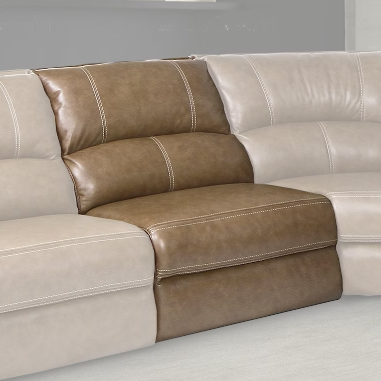 Swift Bourbon Sectional Power Sectional Armless Recliner