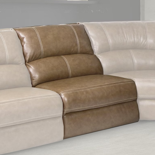 Swift Bourbon Sectional Power Sectional Armless Recliner