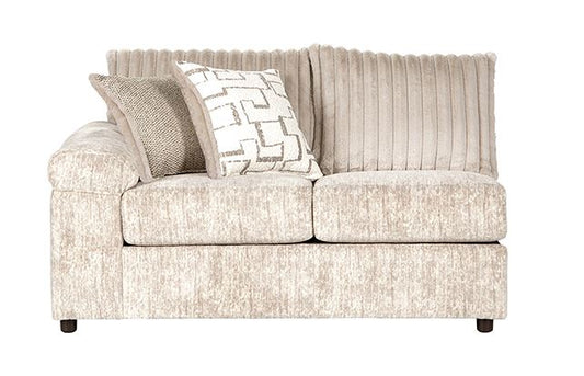 19950 - Galactic Parchment (Sectional) Left Facing 1 Arm Loveseat
