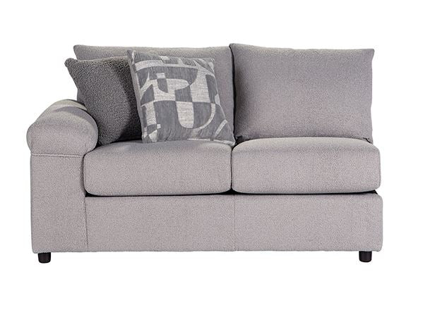 19900 - Cush Nickel (Sectional) Left Facing Loveseat