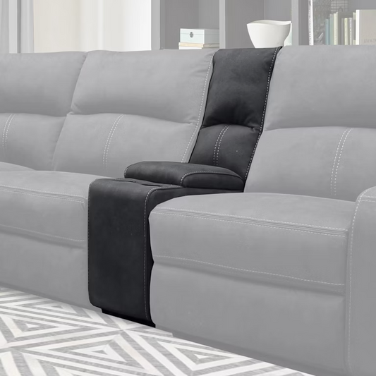 Polaris Slate Sectional Entertainment Console