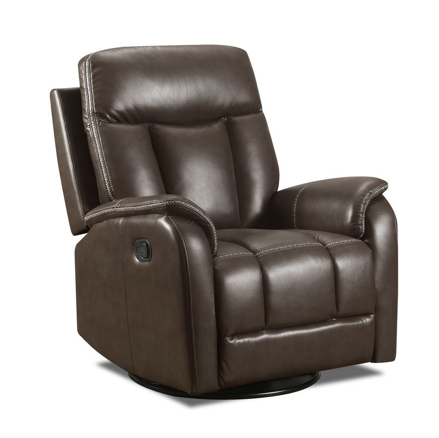 Jamey Chocolate - Swivel Glider Recliner