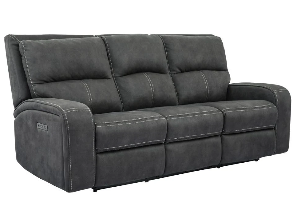 Polaris Slate Power Reclining Sofa