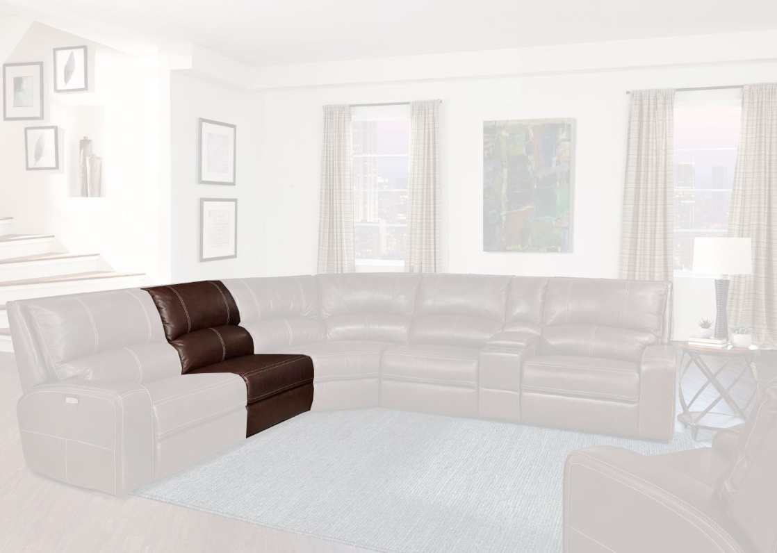 Swift Clydesdale Sectional Power Sectional Armless Recliner