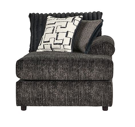 19950 - Galactic Charcoal (Sectional) Right Facing Chaise