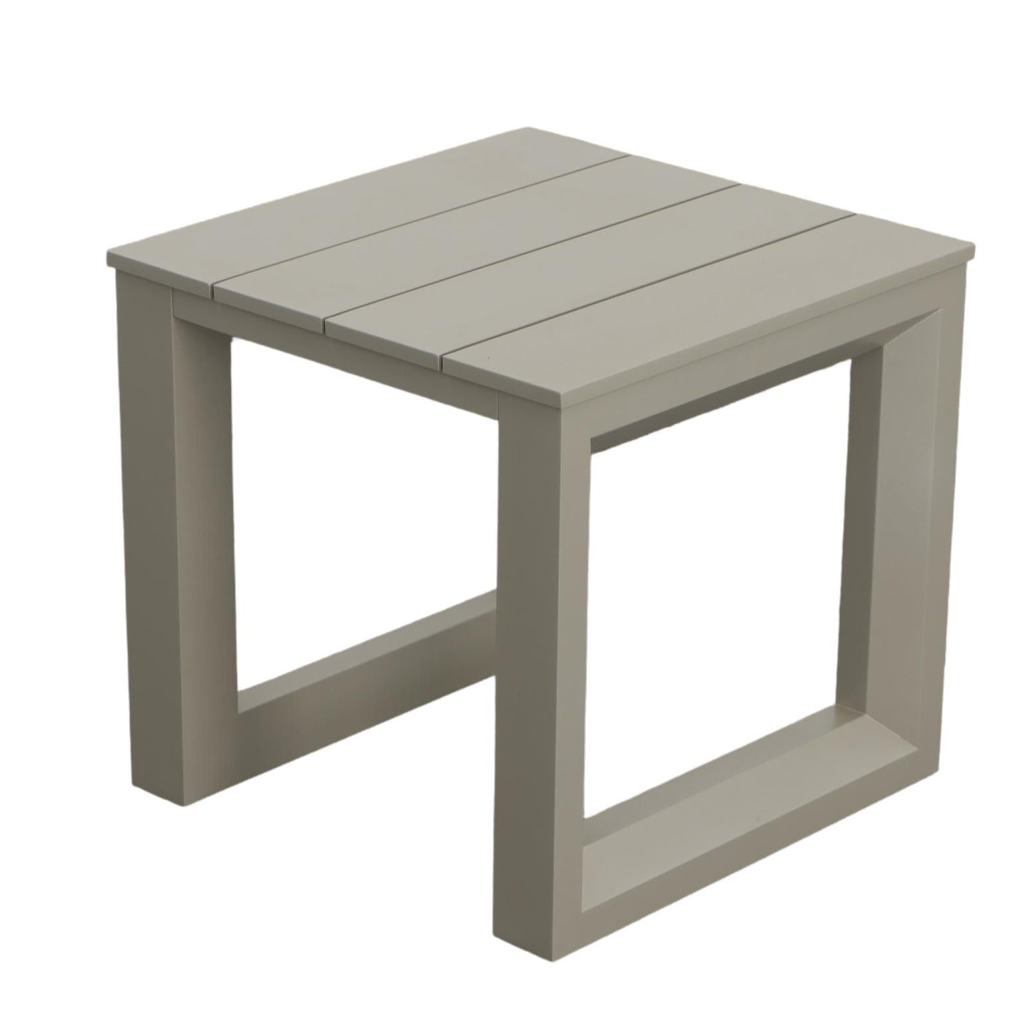 Dalilah Aluminum Patio Square End Table