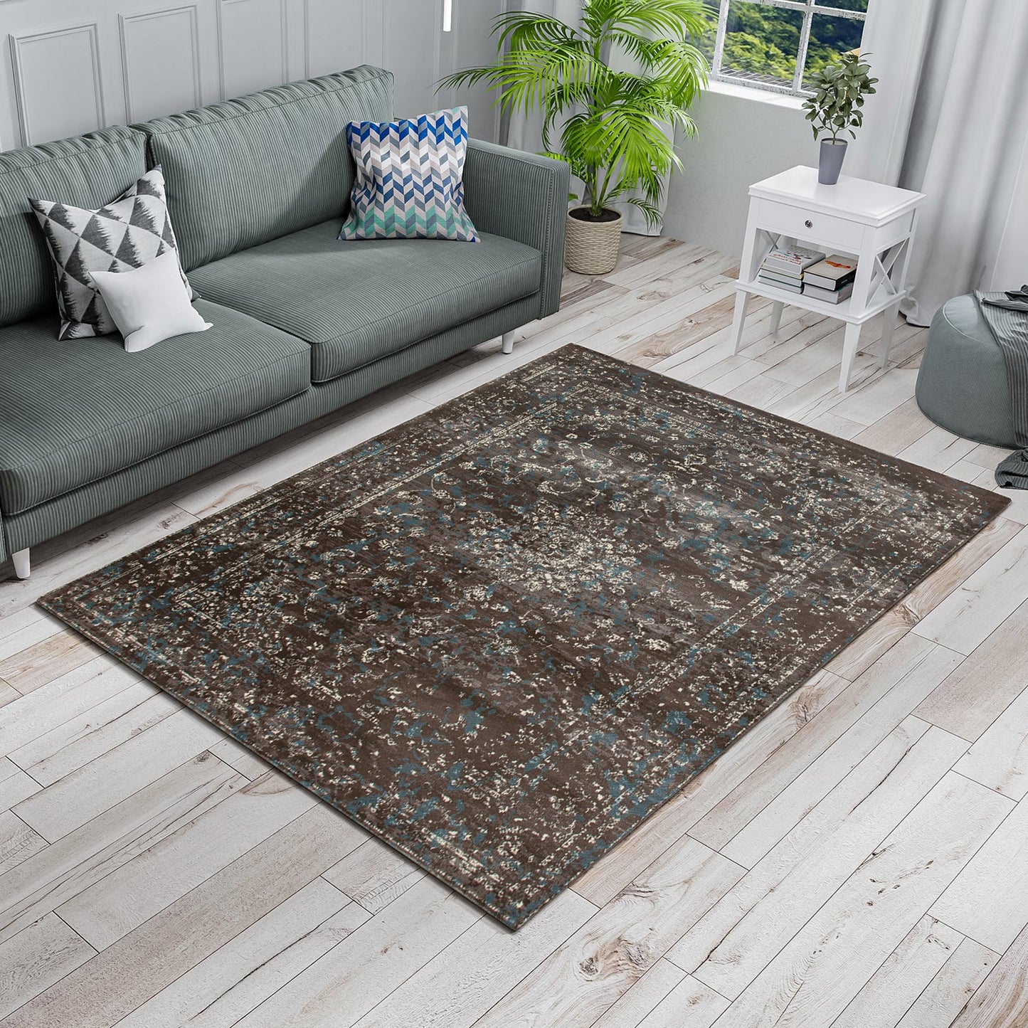KARELIA-AR_00_0121-BROWN/MUSHROOM-RUNNER 2.7 x 8.1 -80 x 245