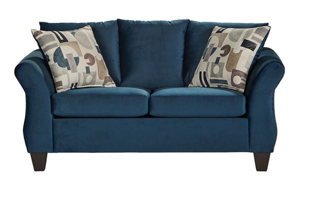 13700 - Josie Cobalt Loveseat