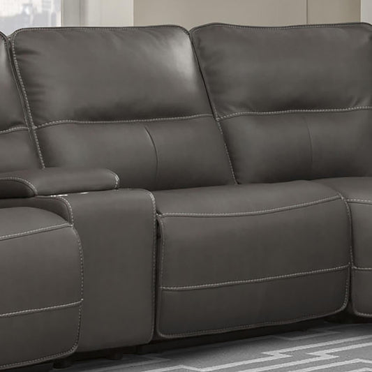 Spartacus Haze Sectional Armless Recliner