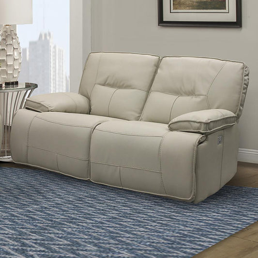 Spartacus Oyster Power Reclining Loveseat