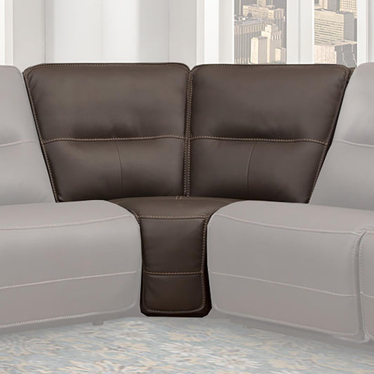 Spartacus Chocolate Sectional Sectional Corner Wedge